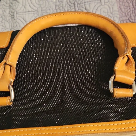 Consuela Black and Tan Tote Bag - Picture 7 of 7